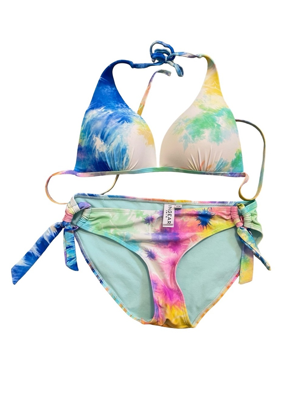 Ingear Swim Vibrant Tie Dye 2-Piece Bikini Set size M